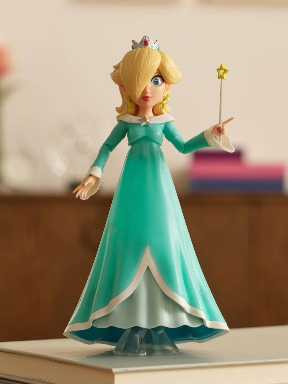 Nintendo Super Mario World Rosalina Figure in Light Blue & Brand New Sealed Toy - Picture 12 of 12
